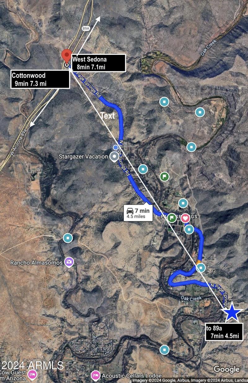location and distances