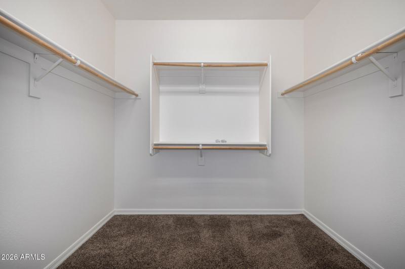 Nice size primary closet