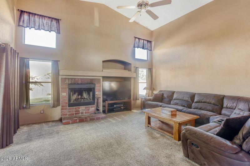 Family room designed for easy living