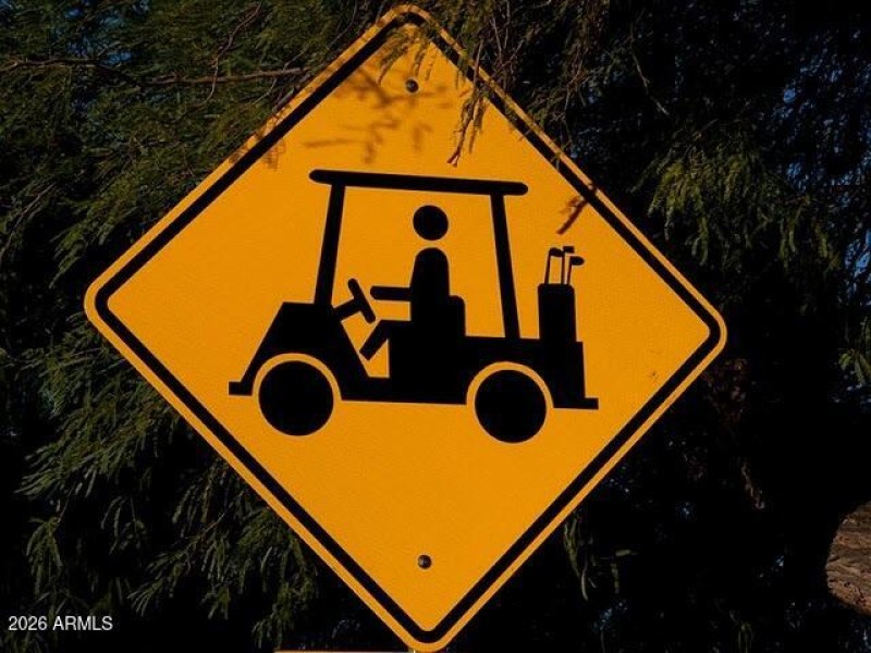 golf cart sign
