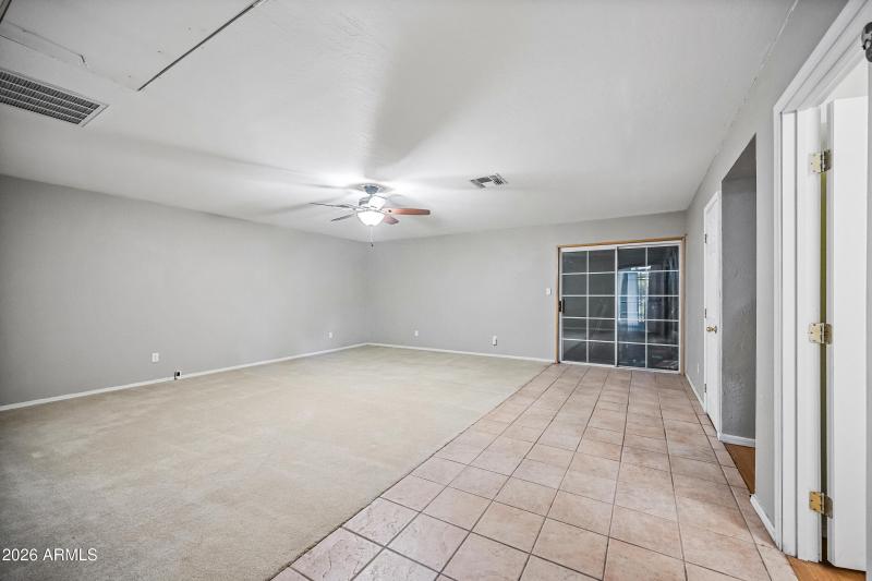 Bonus Room off of Kitchen