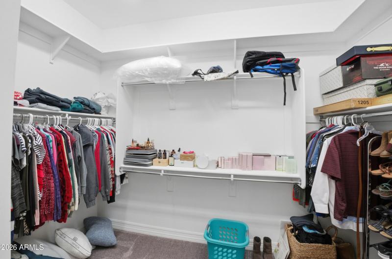 Primary Walk In closet