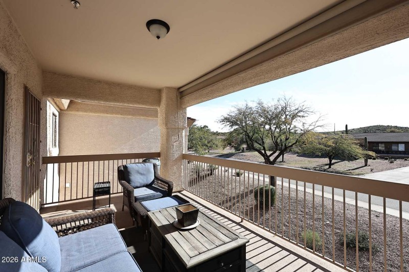 Covered Balcony-View