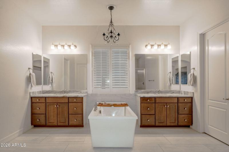 Primary Double Vanity!