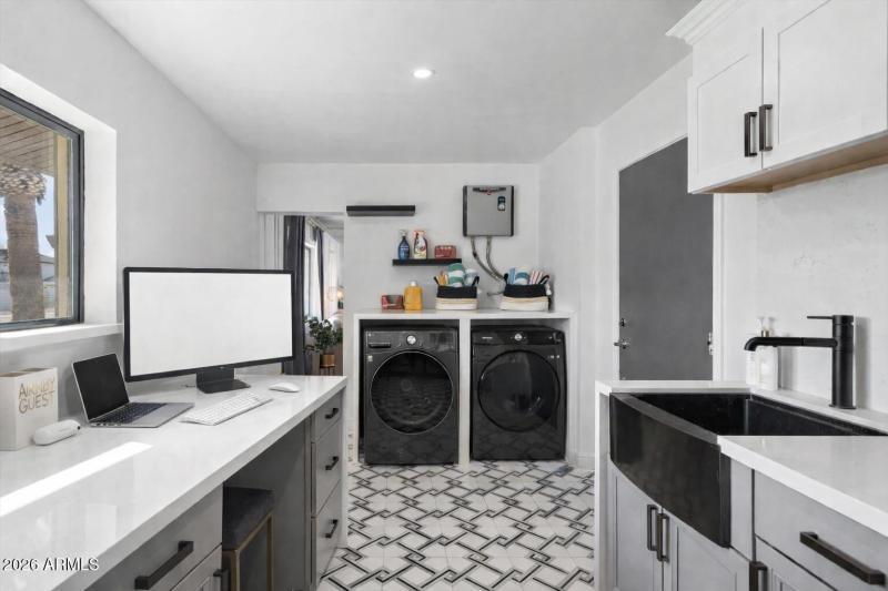 Laundry Room with Workstation
