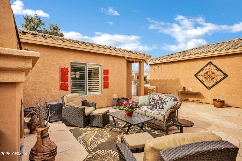 Front Courtyard to Casita