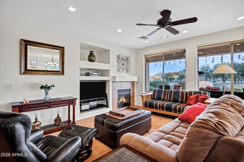 Living Room with Fireplace
