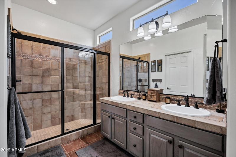 Master Bath custom walk-in shower