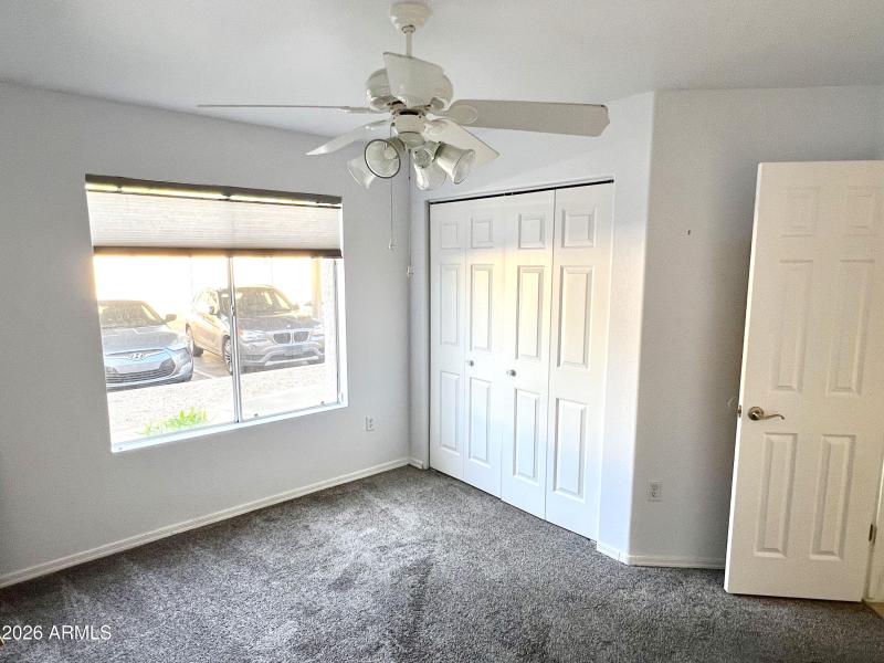 2nd bed room with natural light