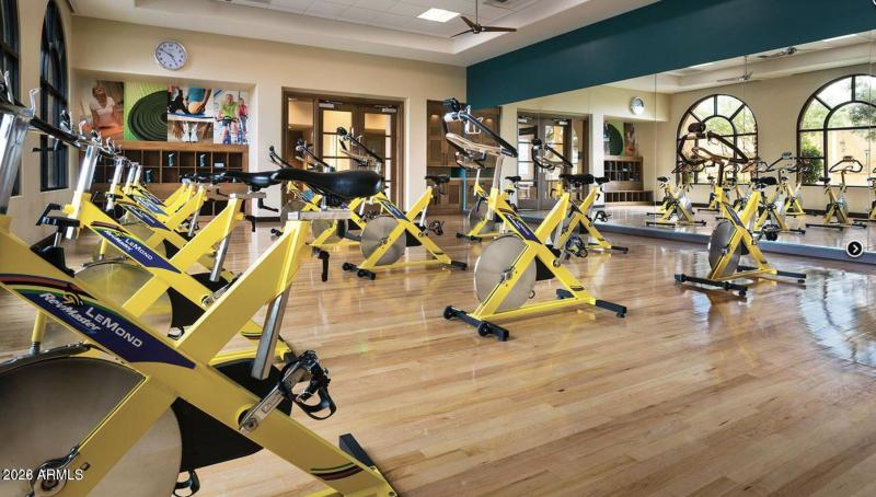 pebblecreek fitness rooms spin class Tus