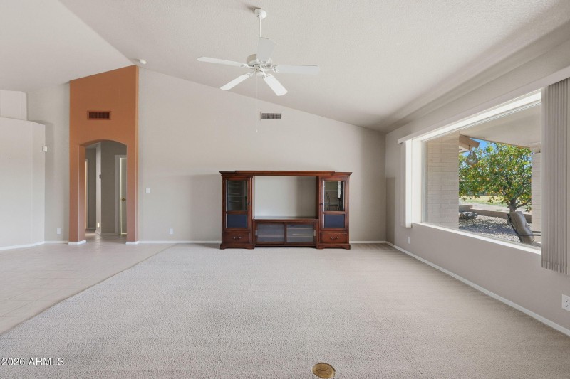 Living room from kitchen