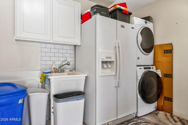 Laundry Area w/sink