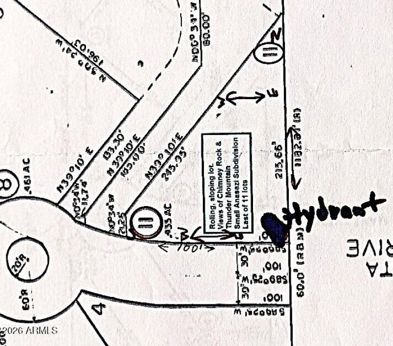 Survey place on street small