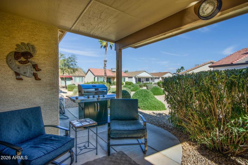 Patio with open space