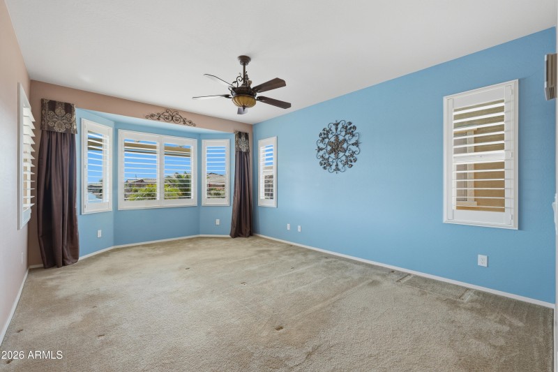 Primary Bedroom w/Views & Bay Window