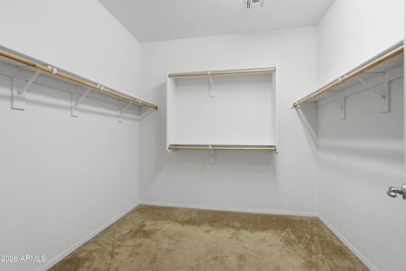 Large primary Closet