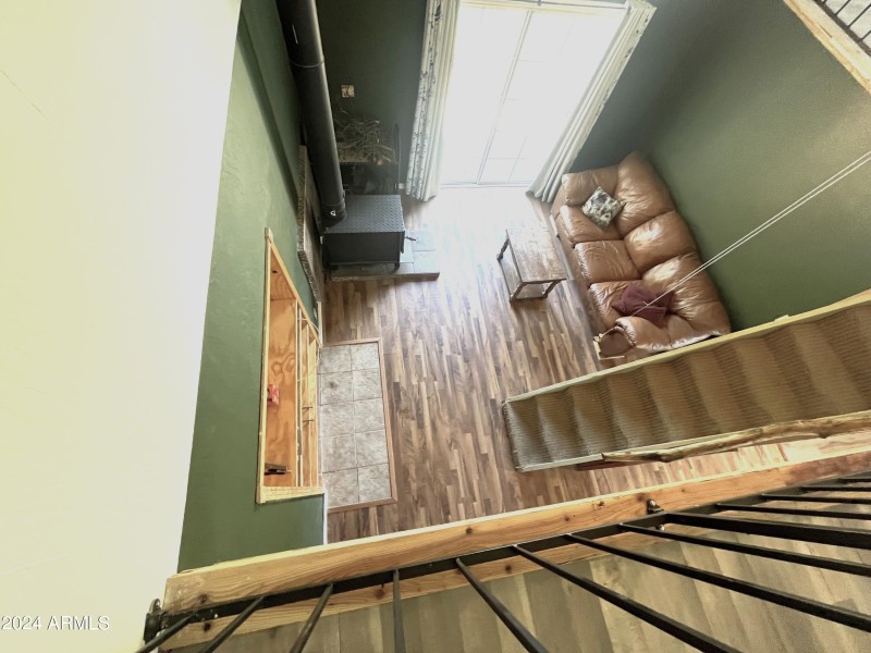 Living room from loft