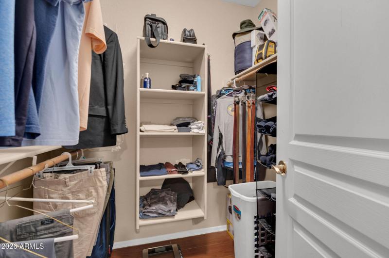 His and Hers Walk in Closets