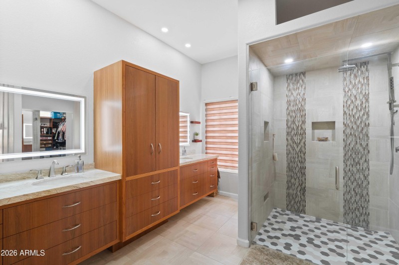 Beautifully Renovated Primary Bathroom