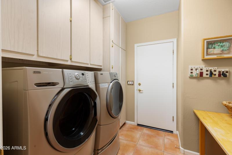 Laundry Room with storage