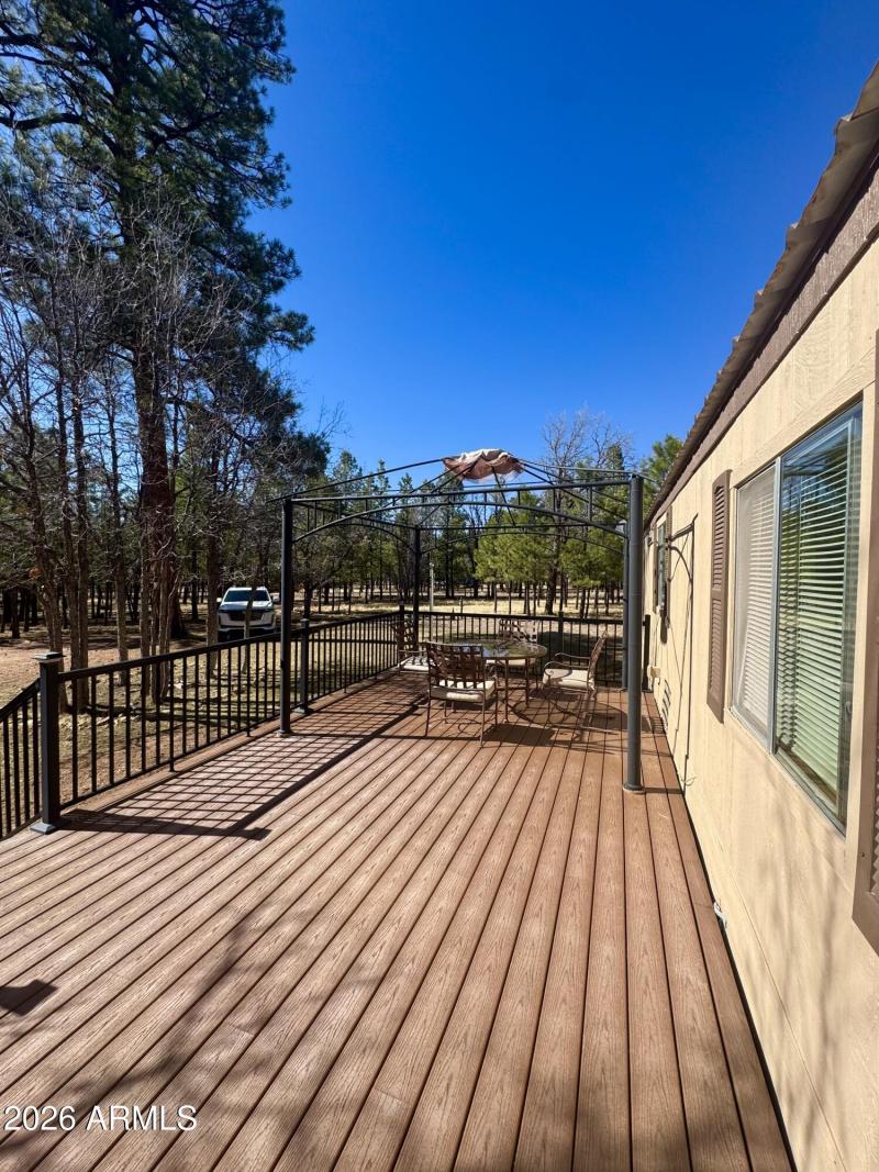 Composite front deck