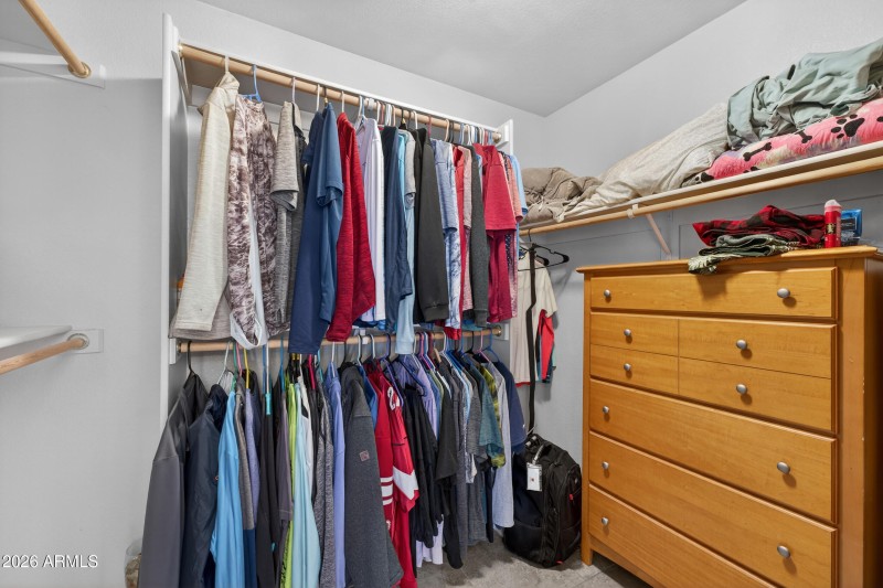 Large master closet
