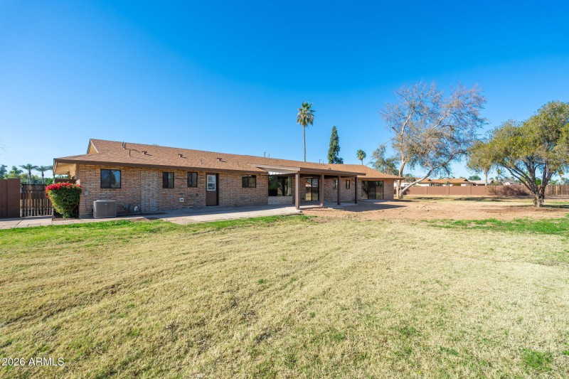 Back View Of The Home