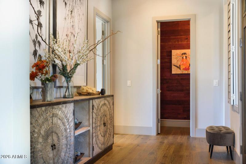 Foyer and Guest Bathroom