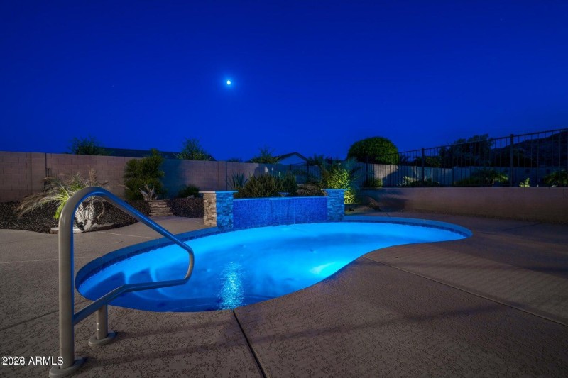 POOL AT NIGHT