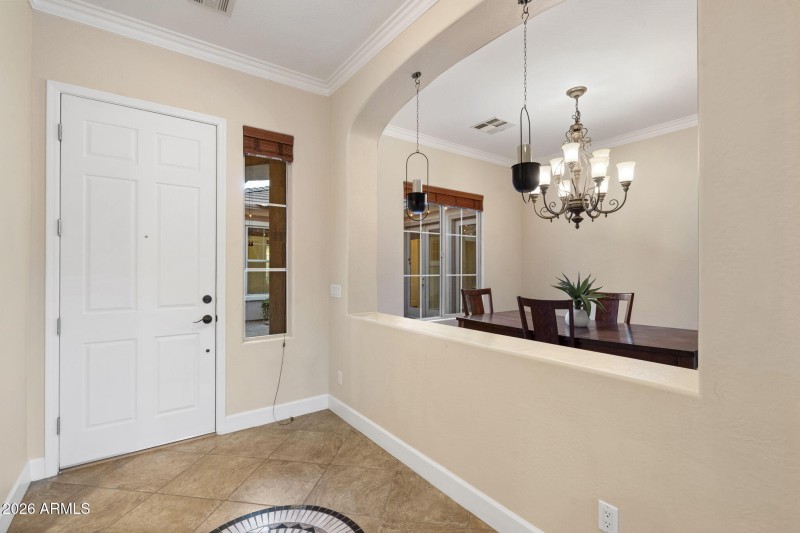 Tile Entry w Arched Pass-Through