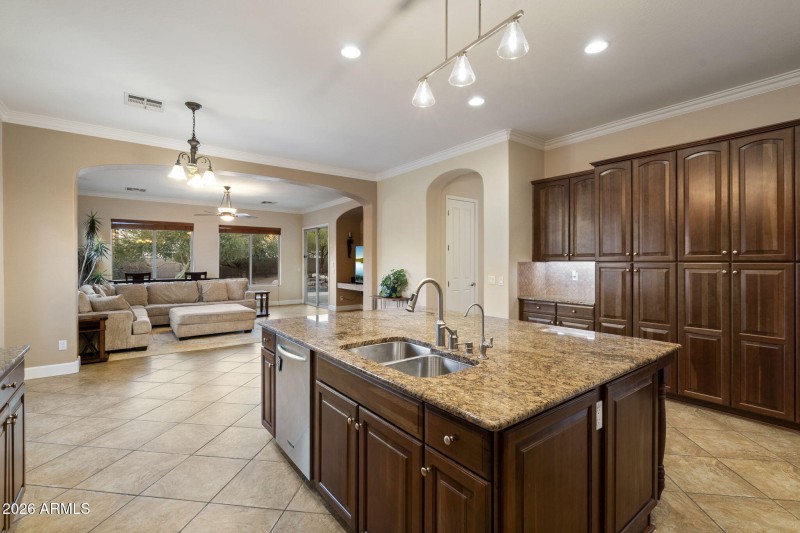 Storage Beneath Kitchen Island