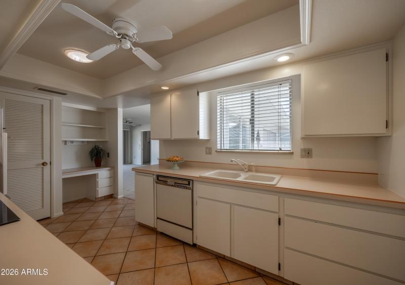 Kitchen with a window