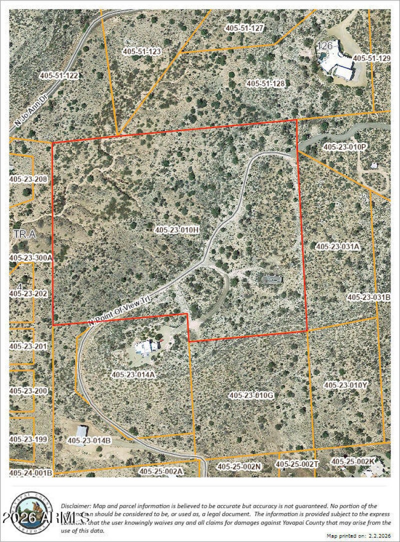 6100 N Point of View Trl Map