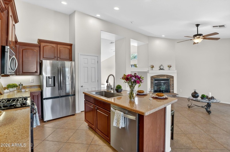 Granite-Style Counters & Views