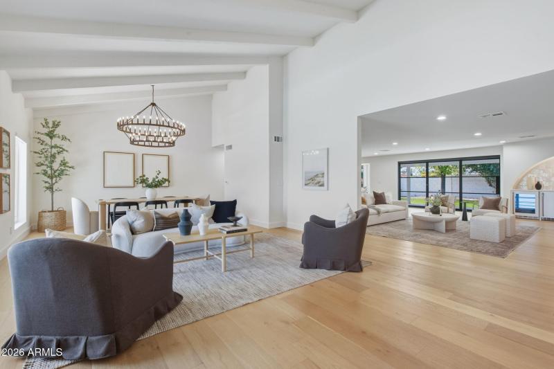 Open Living & Dining Space