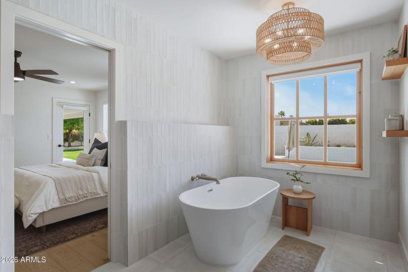 Soaking Tub With Natural Light