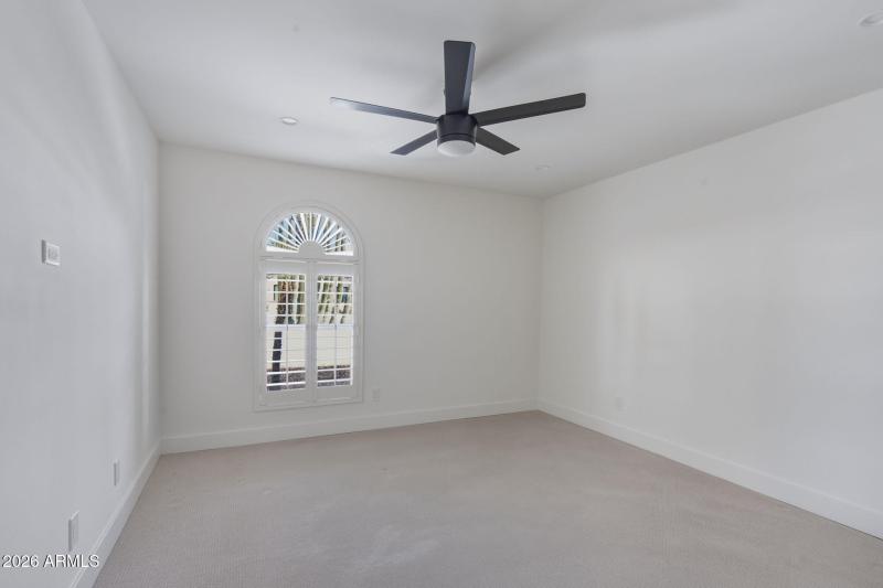 Guest Bedroom With Ceiling Fan