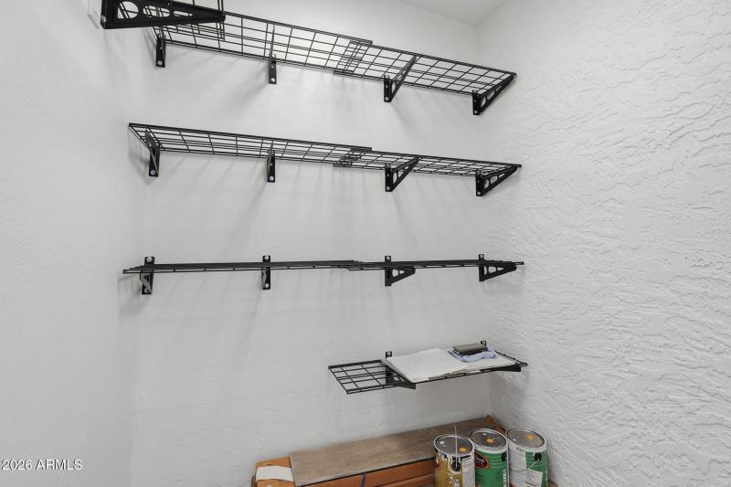 Patio storage closet