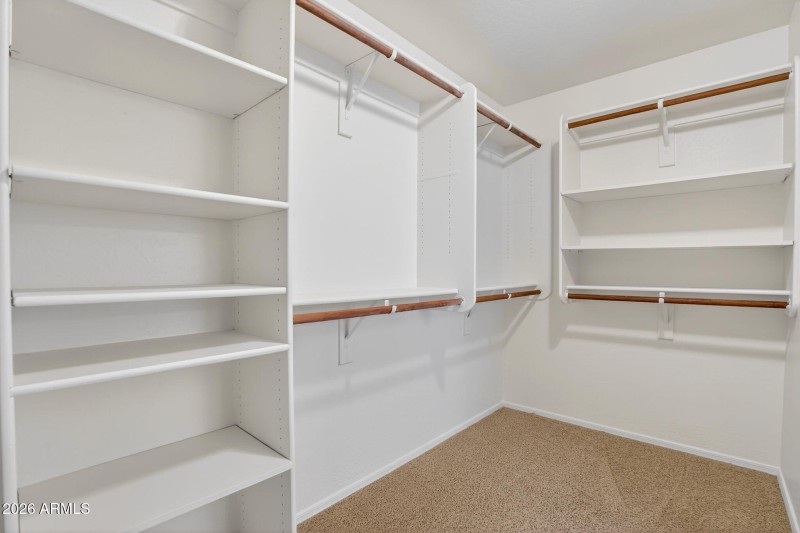 Walk-In Closet with Built-Ins