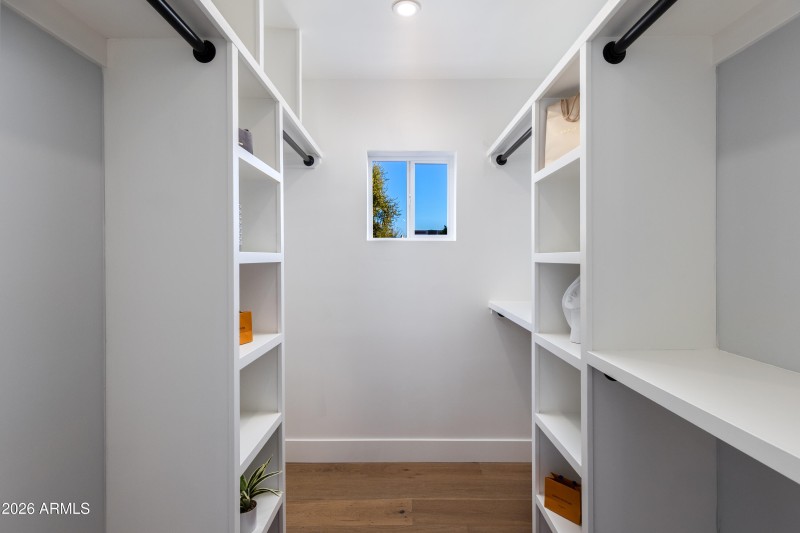 LARGE HIS/HERS CLOSETS