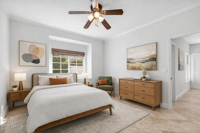 Downstairs bedroom suite