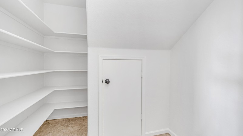Large pantry with storage