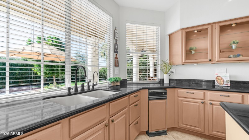 Large granite counter