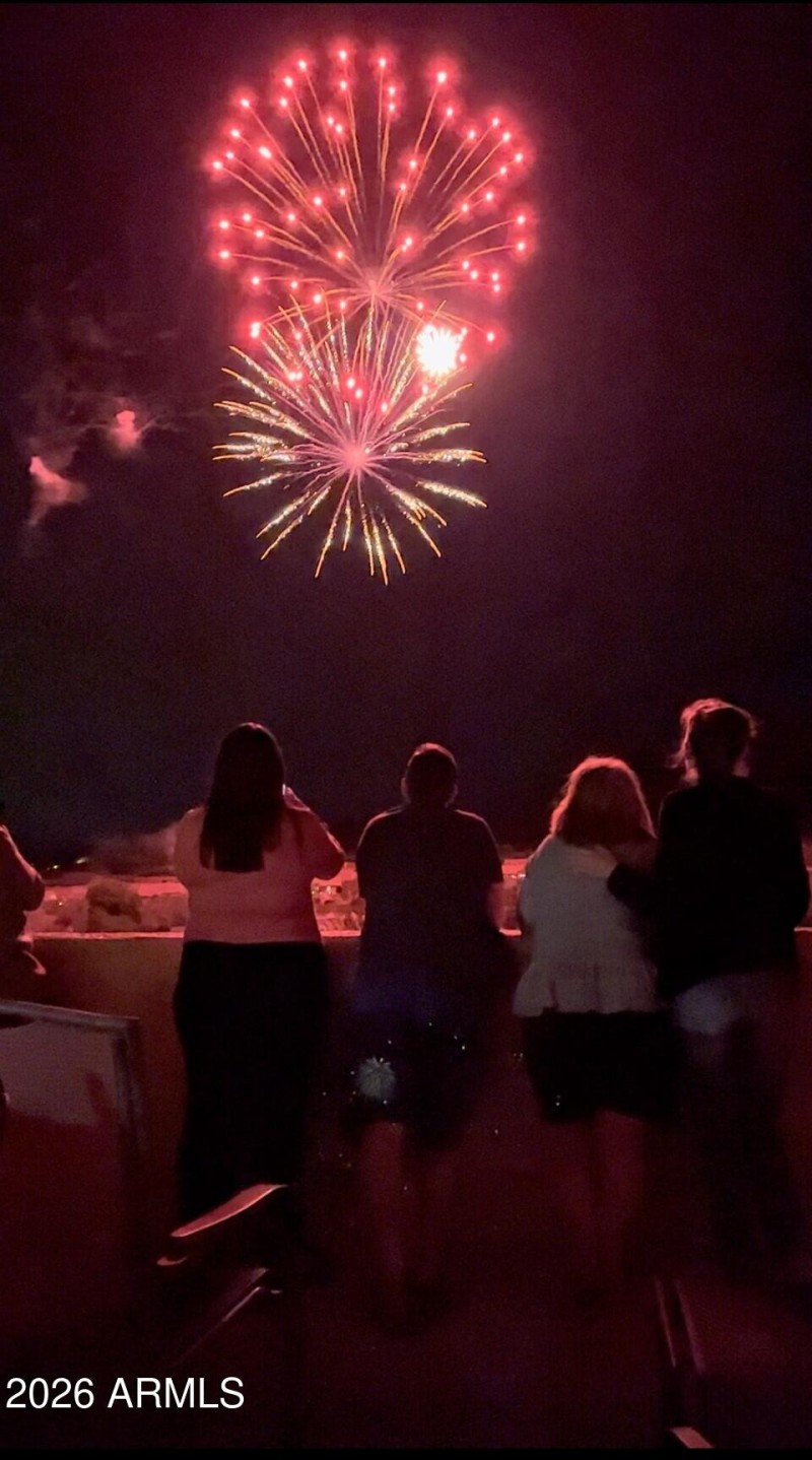 Golf Course fireworks on cowboy day