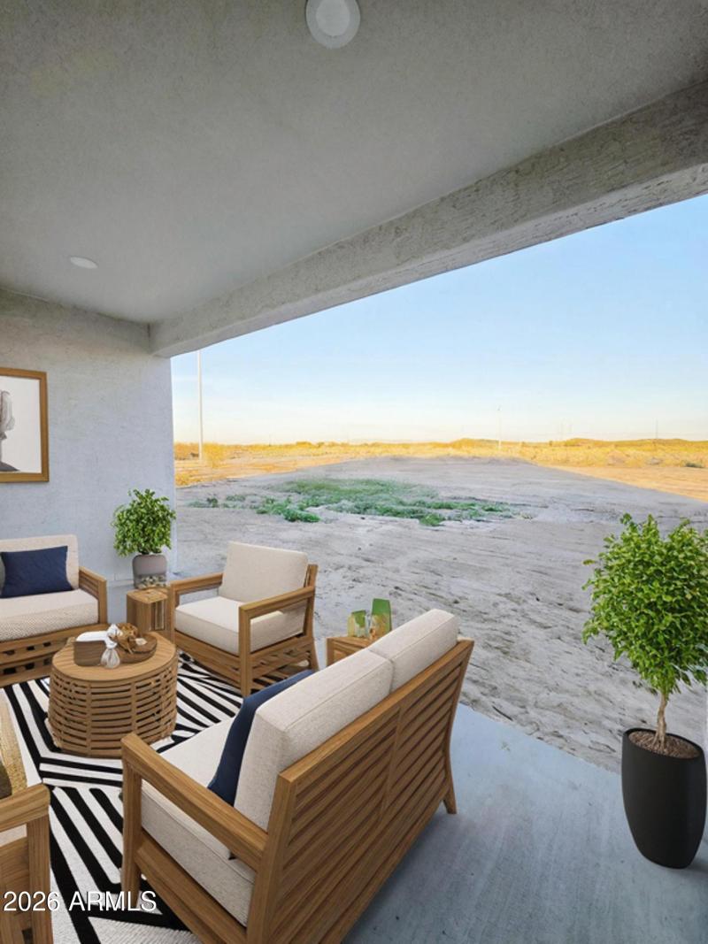 Covered Patio AI Enhanced