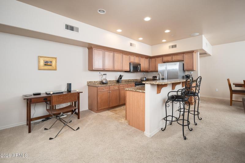 Open concept kitchen
