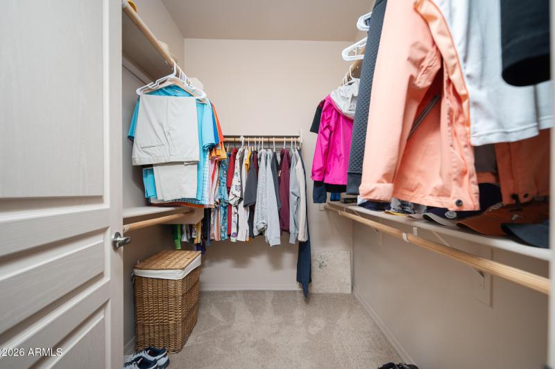 Huge walk in closet