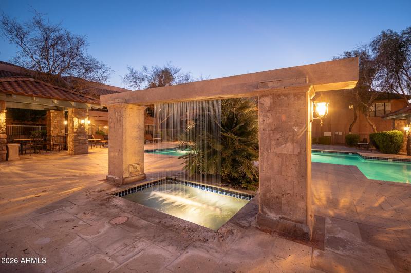 Heated community pool