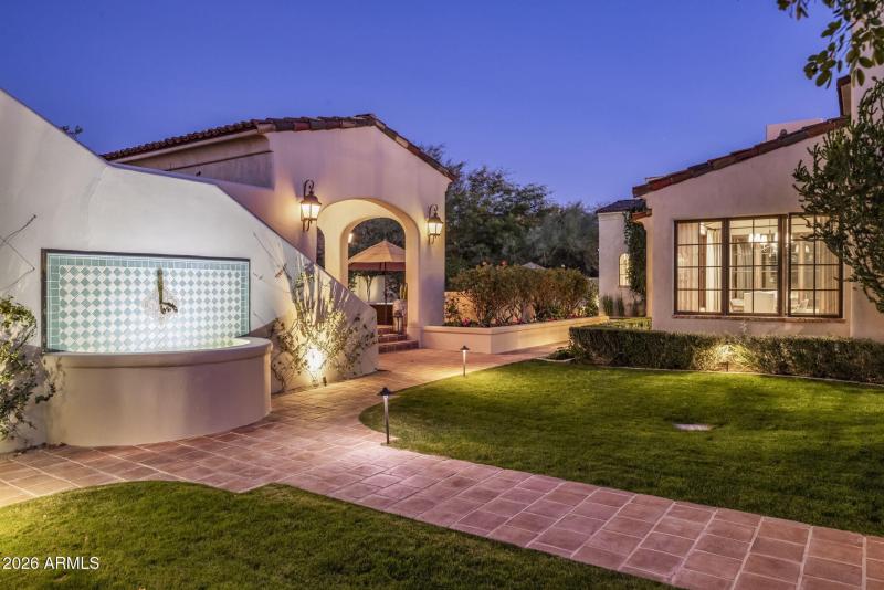 Backyard at Twilight