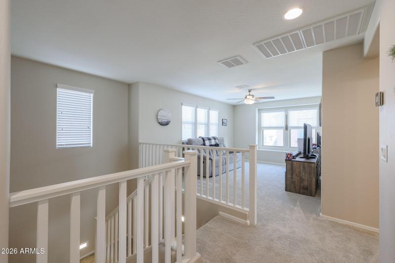 Upstairs Hallway and Loft